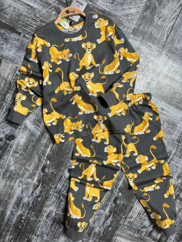 Lion Baskılı Pijama