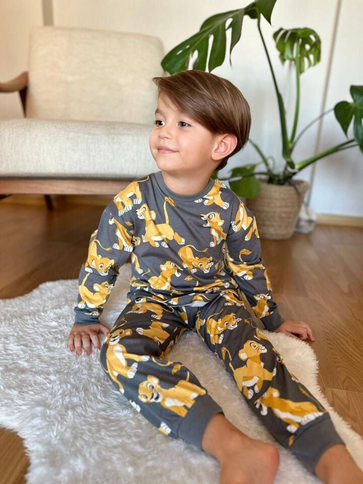 Lion Baskılı Pijama